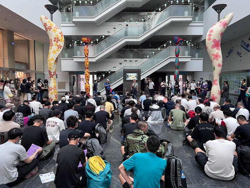 軍中長官政令宣導