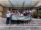 區公所李美麗區長與人文課王龍貴課長與蒞臨貴賓及家屬與役男合影留念