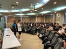 人文課王龍貴課長政令宣導並詢問役男有無生活問題