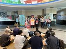 台中市南區人文課王龍貴課長政令宣導並宣傳台中購物節等活動