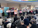 台中市南區區公所人文課王龍貴課長政令宣導並宣傳各項活動例如台中購物節與跨年活動