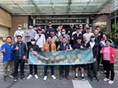台中市羅廷瑋立法委員與南區區公所人文課王龍貴課長與役男合影留念