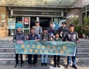 台中市南區人文課王龍貴課長與從軍役男合影留念