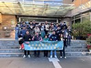 台中市南區區公所人文課王龍貴課長與貴賓和從軍役男合影留念