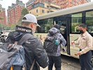 台中市南區區公所人文課承辦的送兵活動重視從軍役男衛生防疫措施