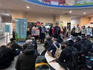 台中市南區區公所人文課王龍貴課長對從軍役男及其家屬政令宣導並宣傳活動如中台灣燈會等