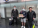 台中市南區從軍役男與家屬合影留念