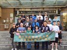 台中市南區區公所李美麗區長與從軍役男合影留念