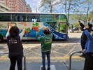 台中市南區區公所李美麗區長依依揮手送別從軍役男