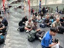 台中市政府長官對從軍役男唱名報到並政令宣導