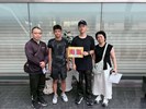 台中市南區從軍役男與家屬合影留念