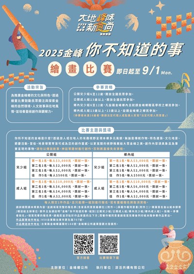 2025 金峰「你不知道的事」繪畫比賽簡章簡章(圖卡)
