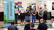 台中市南區區公所李美麗區長與人文課陳榮庭課長對從軍役男政令宣導與宣傳活動