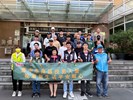台中市南區區公所李美麗區長與人文課陳榮庭課長與從軍役男合影留念