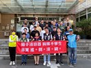 台中市南區區公所李美麗區長與人文課陳榮庭課長與從軍役男合影留念並政令宣導