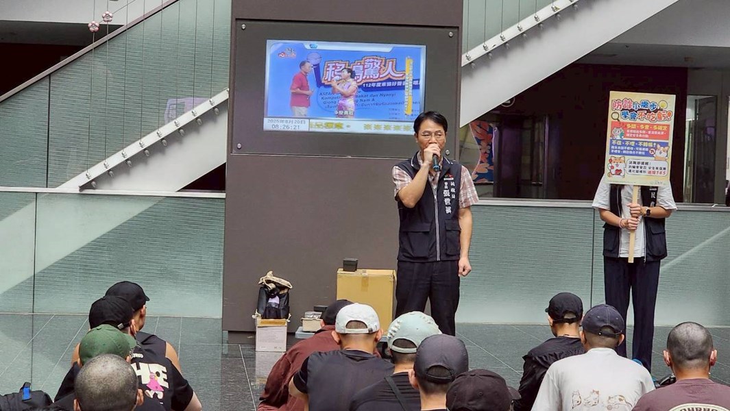 台中市政府長官對從軍役男政令宣導及宣活動