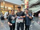 台中市南區從軍役男與家屬合影留念