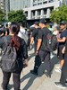 台中市從軍役男搭車入營去