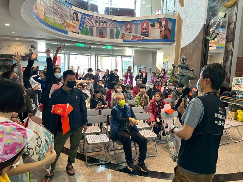 115年2月5日台中市南區區公所舉辦春聯揮毫活動實況