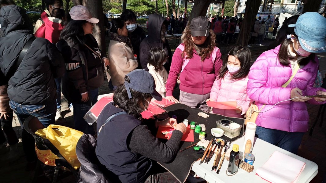 龍馬精神 揮毫迎春19