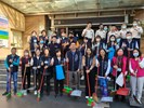 台中市南區區公所替代役役男協助區公所周邊環境清潔活動實況