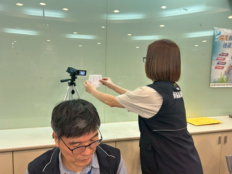 台中市南區區公所人文課役男抽籤實況