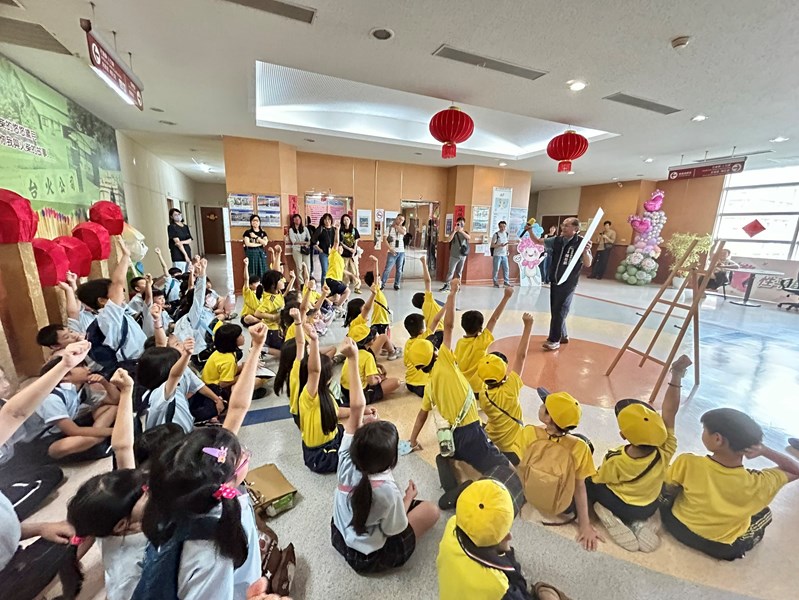 臺中市南區樹德國小二年級師生參訪「臺灣火柴故事館」實況