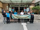 台中市南區區公所李美麗區長與人文課李文武課長及諸位貴賓與從軍役男合影留念