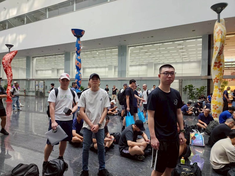 台中市南區從軍役男照相留念