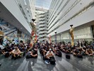 台中市政府長官對從軍役男政令宣導及宣傳115學年度起台中市公立與私立國中小營養午餐全面免費等活動
