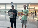 台中市南區從軍役男合影留念