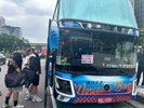 台中市從軍役男搭車入營去