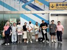 台中市南區從軍役男與家屬合影留念