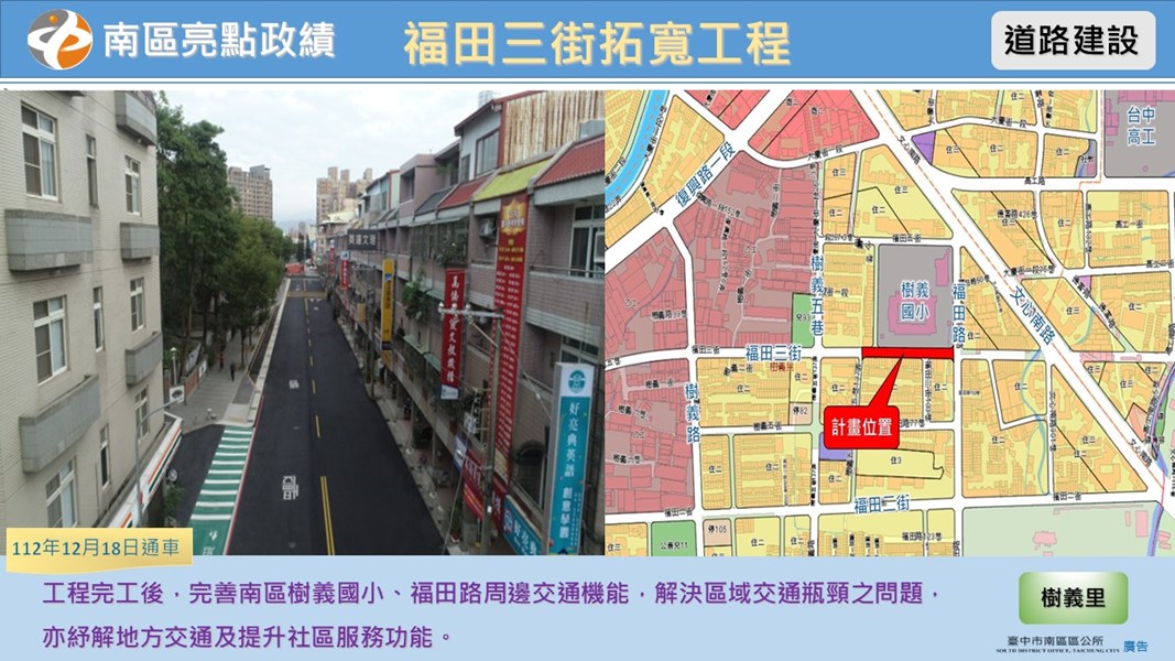 福田三街拓寬工程