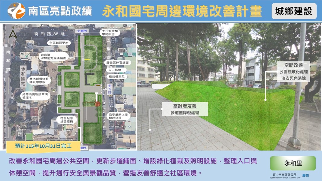 永和國宅周邊環境改善計畫