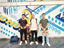 台中市南區從軍役男合影留念