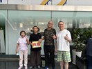 台中市南區從軍役男與家屬合影留念