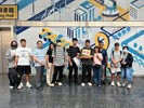 台中市南區從軍役男與家屬合影留念