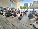 台中市政府長官對從軍役男唱名報到