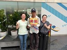 台中市南區從軍役男與家屬合影留念