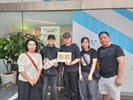 台中市南區從軍役男與家屬合影留念