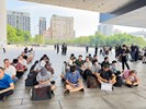 台中市政府長官對從軍役男政令宣導及宣傳115學年度起台中市公立與私立國中小營養午餐全面免費等活動