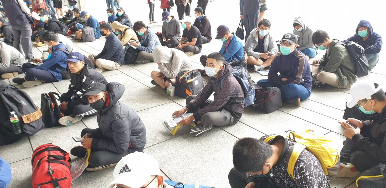 109年3月4日空軍軍事訓練第65梯次役男入營