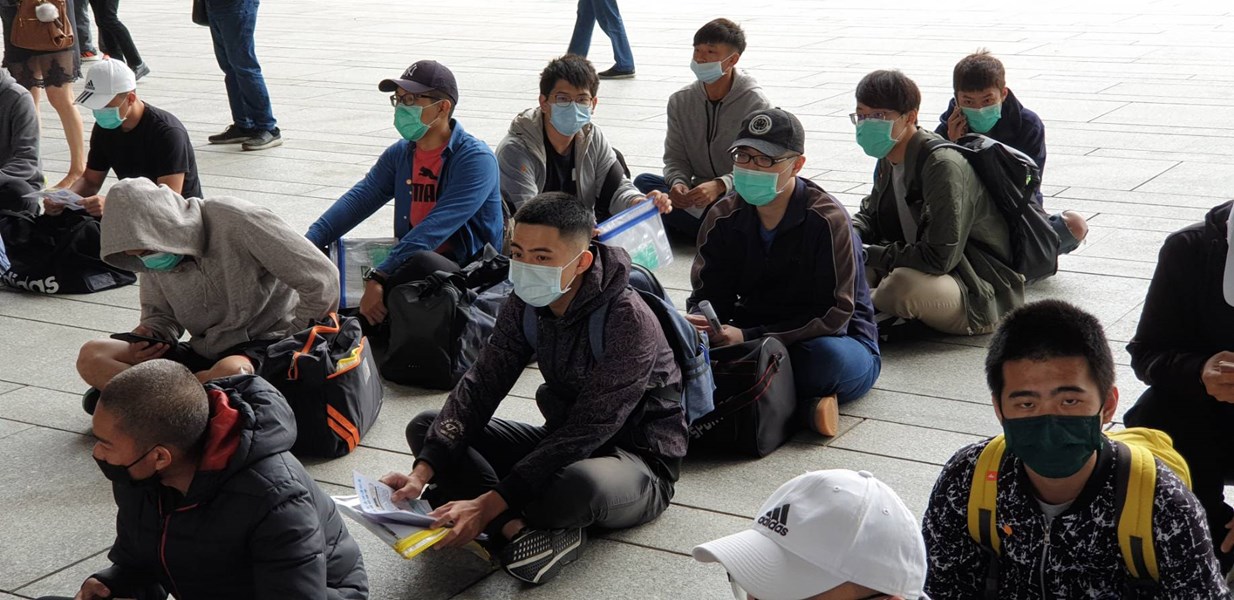 109年3月4日空軍軍事訓練第65梯次役男入營