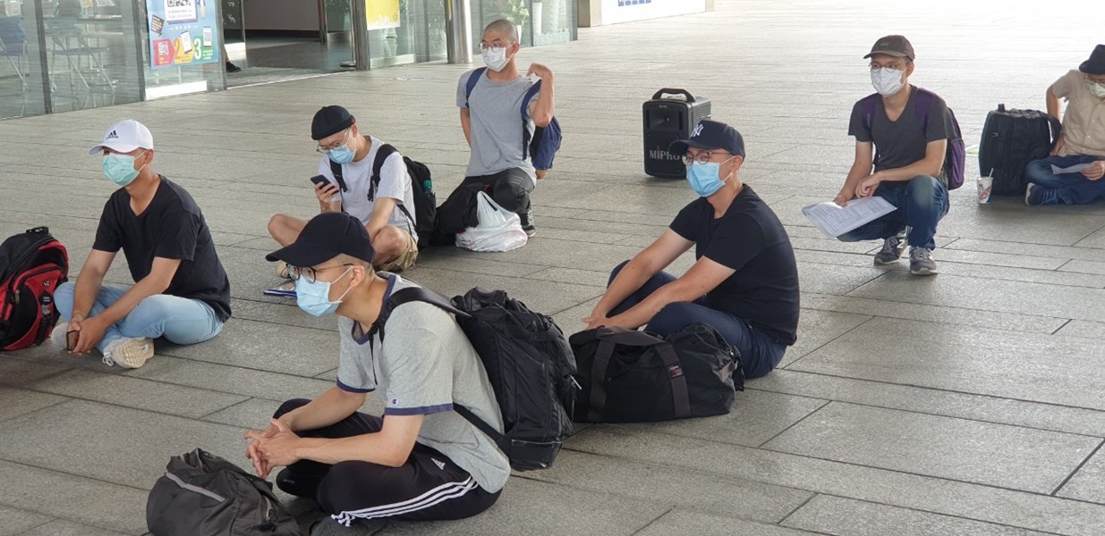 109年5月6日空軍軍事訓練第67梯次役男入營