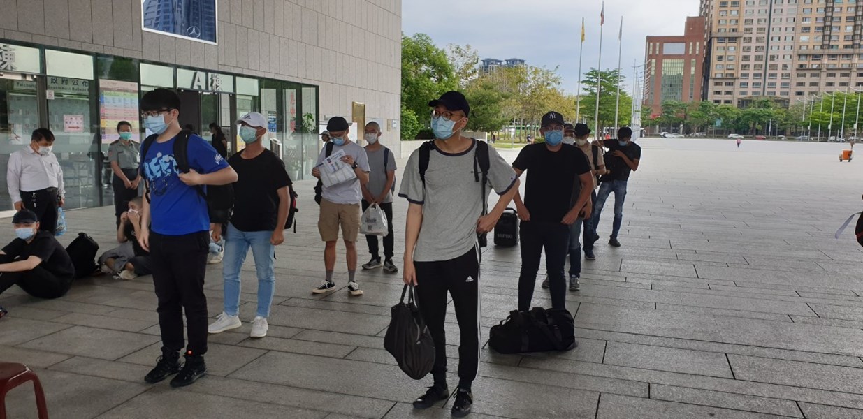 109年5月6日空軍軍事訓練第67梯次役男入營