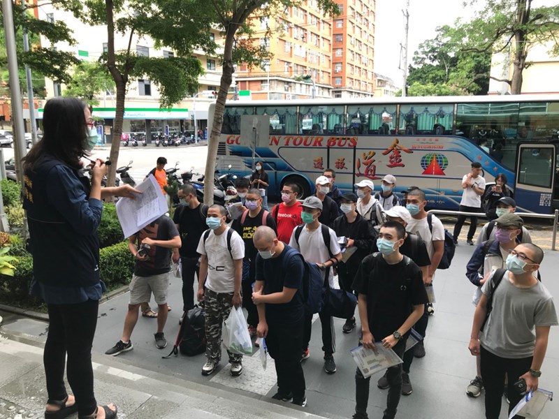 109年5月20日陸軍軍事訓練第109梯次役男入營