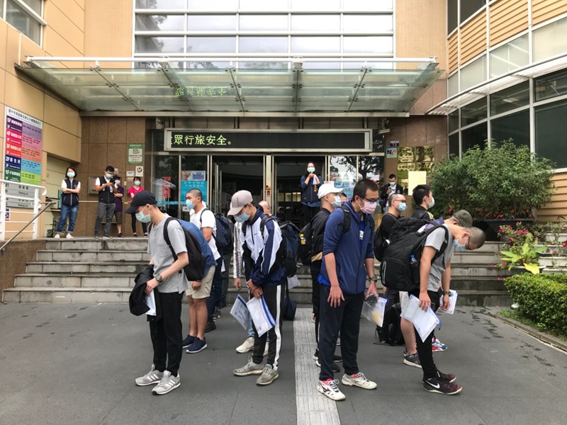 109年5月20日陸軍軍事訓練第109梯次役男入營
