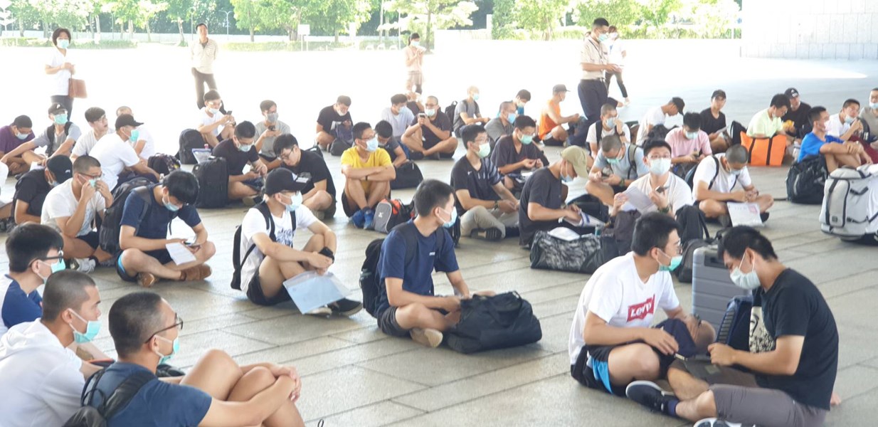 109年6月16日替代役第212-9梯(警大警專專梯)役男入營