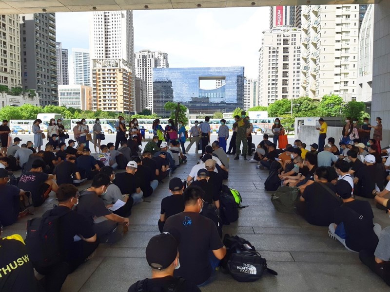 109年6月23日陸軍軍事訓練第111梯次役男入營